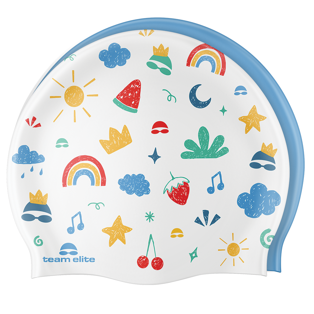 Eat Sleep Swim Adventure Swim Cap