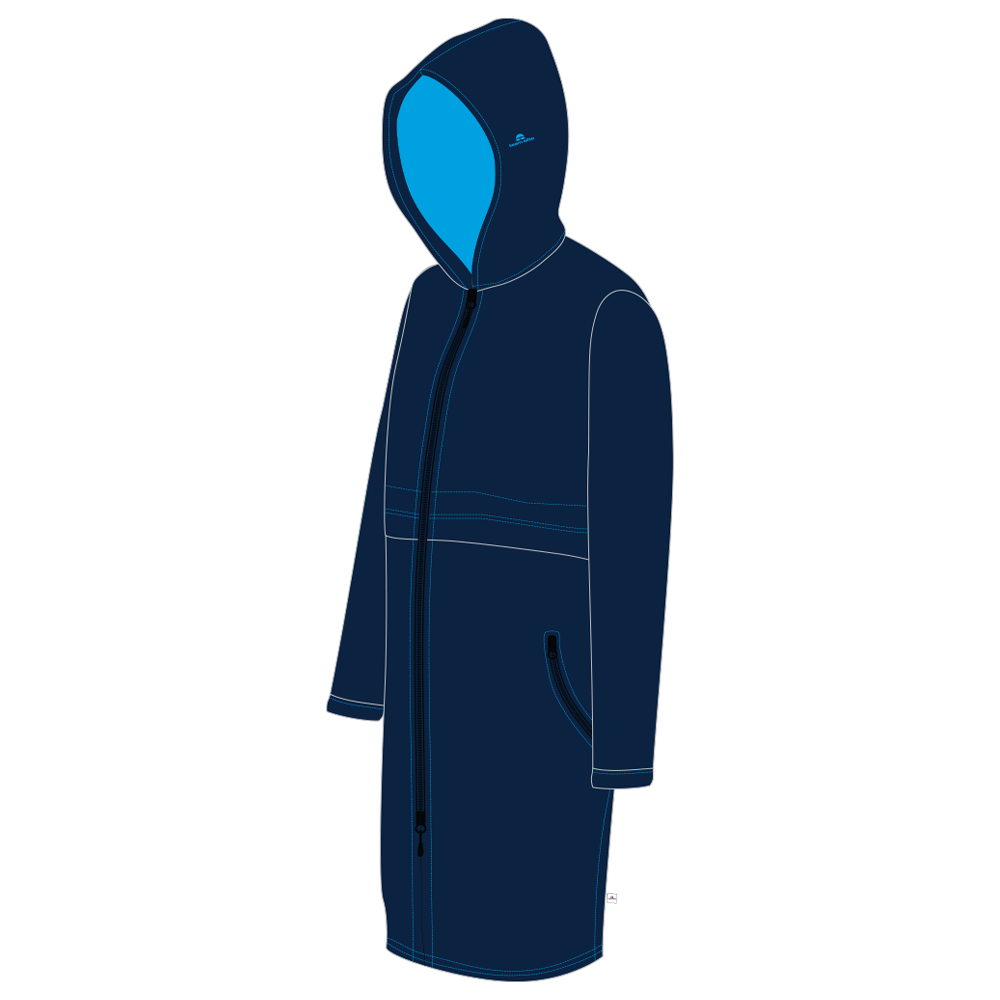 Deck Parka - Navy/Aqua