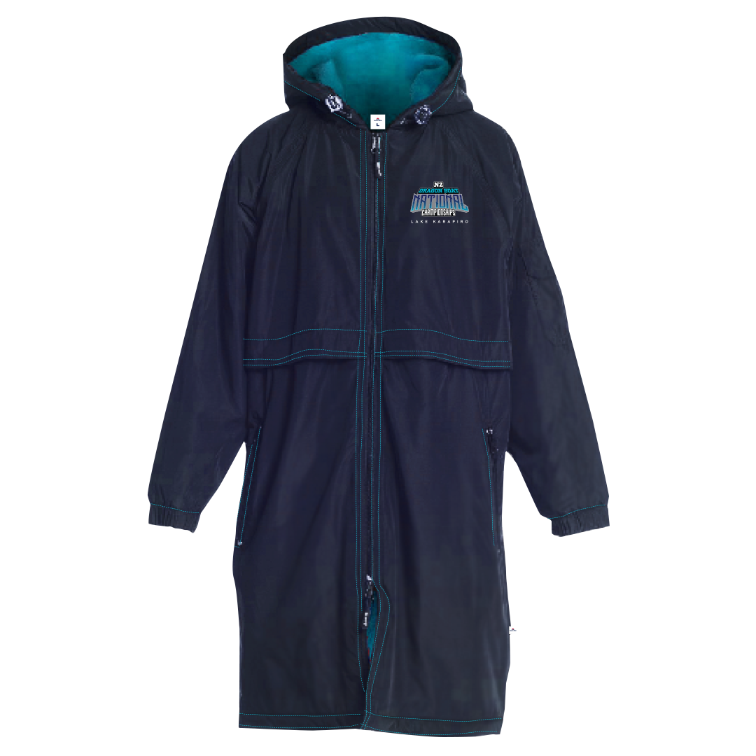 2026 NZDBA Deck Parka - Navy/Aqua