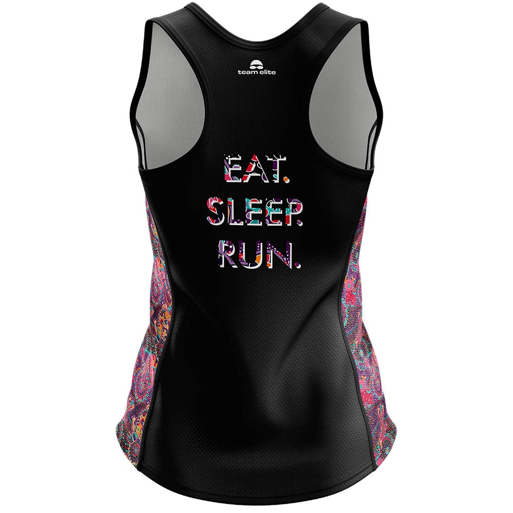 Eat Sleep Run Racerback Singlet