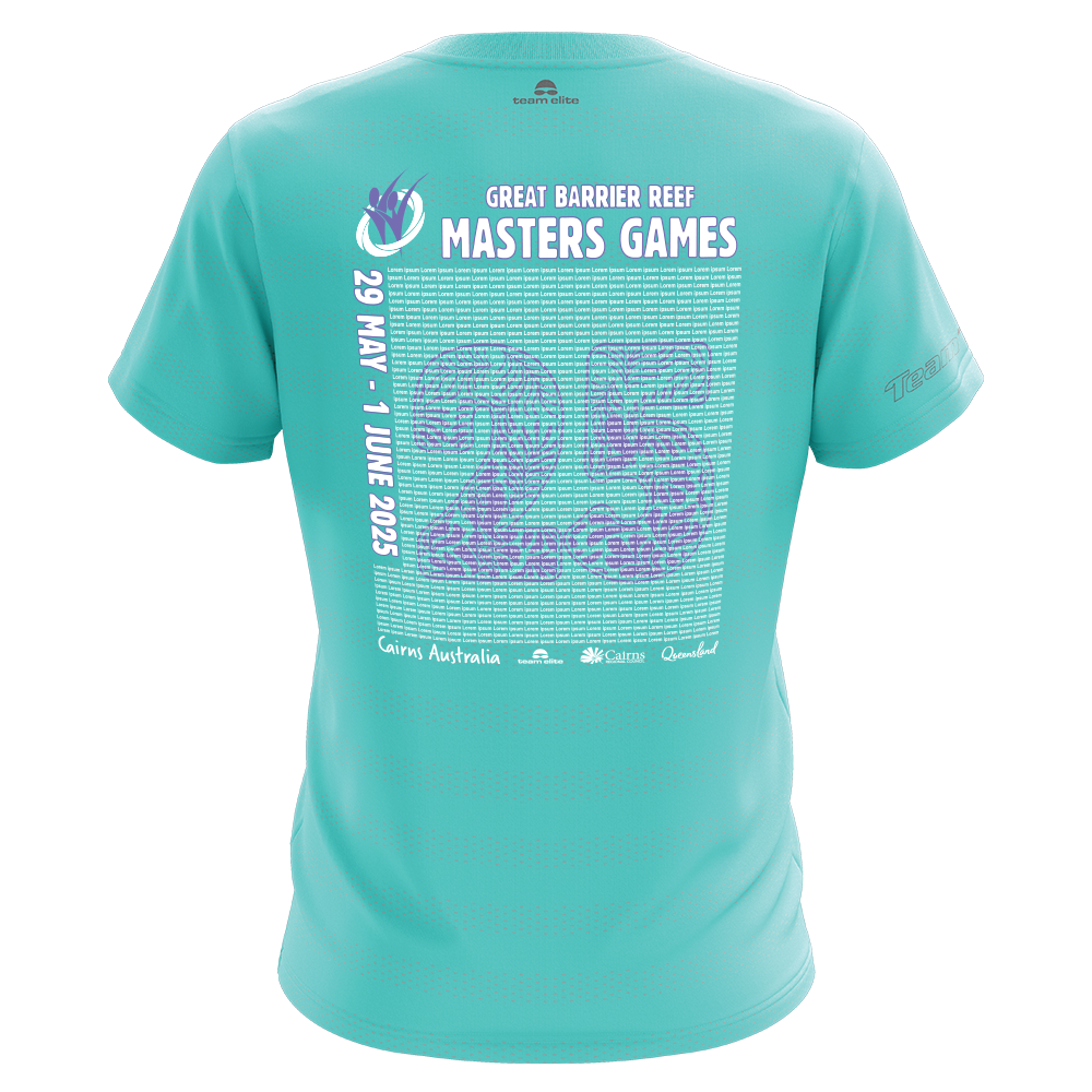 2025 GBRMG Sports Performance 'Names' Tee - Teal