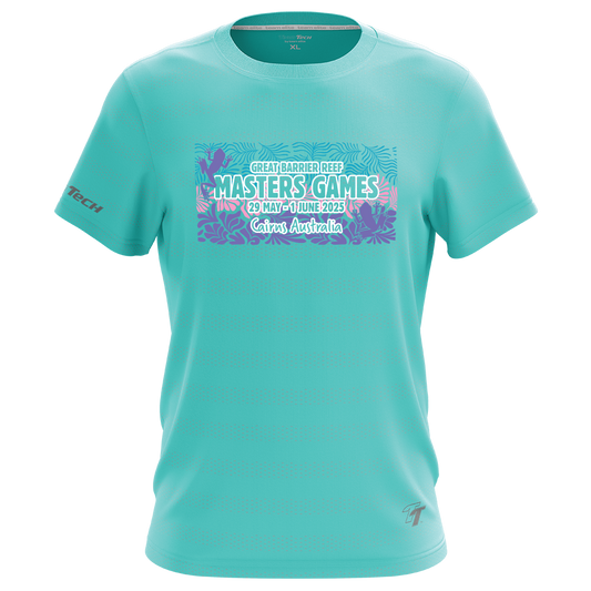 2025 GBRMG Sports Performance 'Names' Tee - Teal