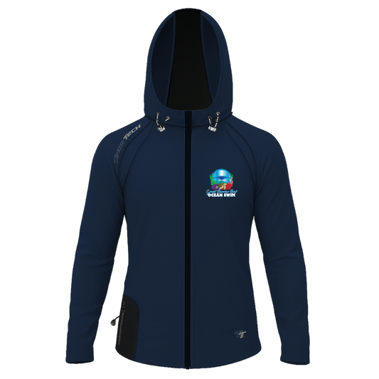 2025 GBROS TeamTech Performance Zip Hoodie - Navy