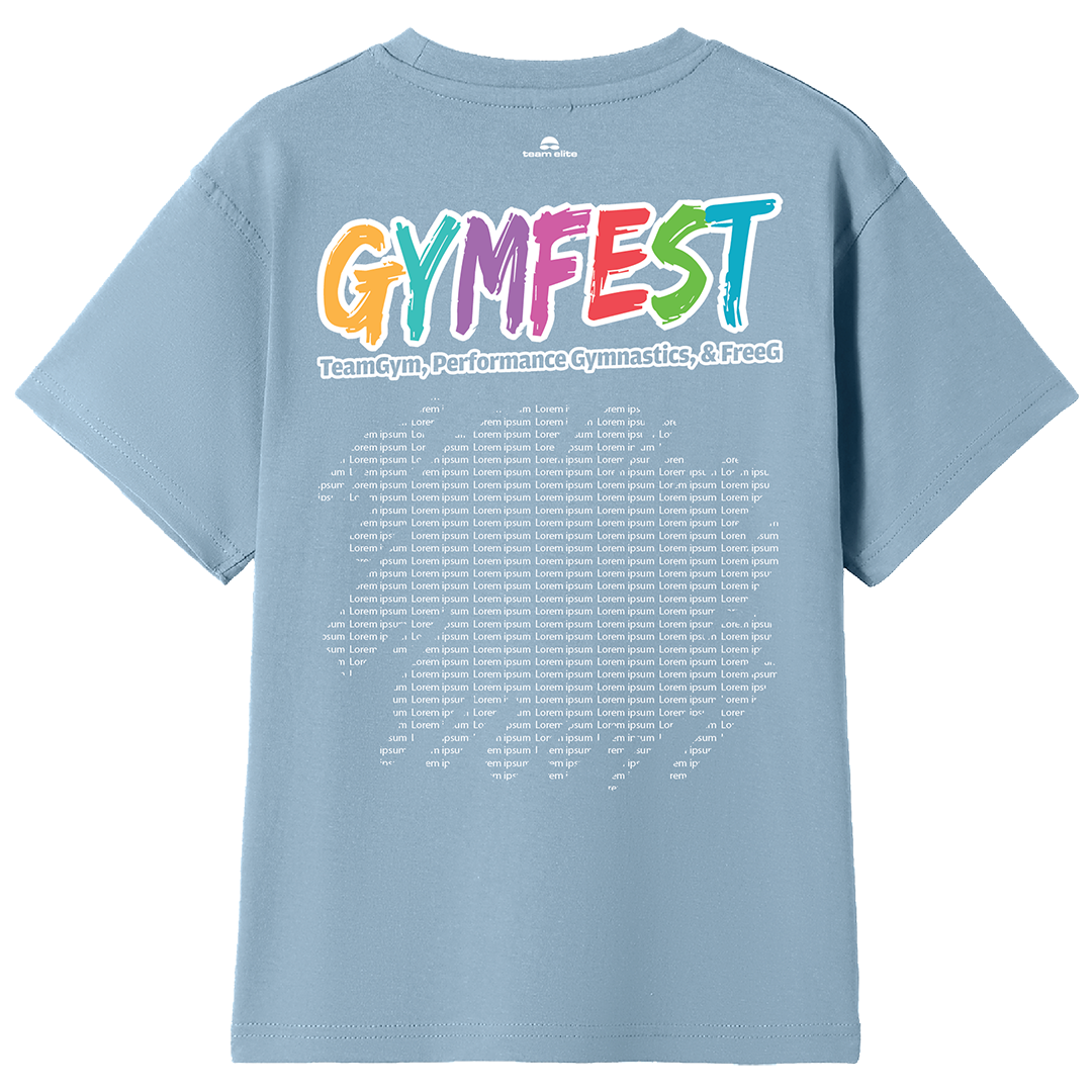 2026 GQ Gymfest Names T-Shirt - Blue