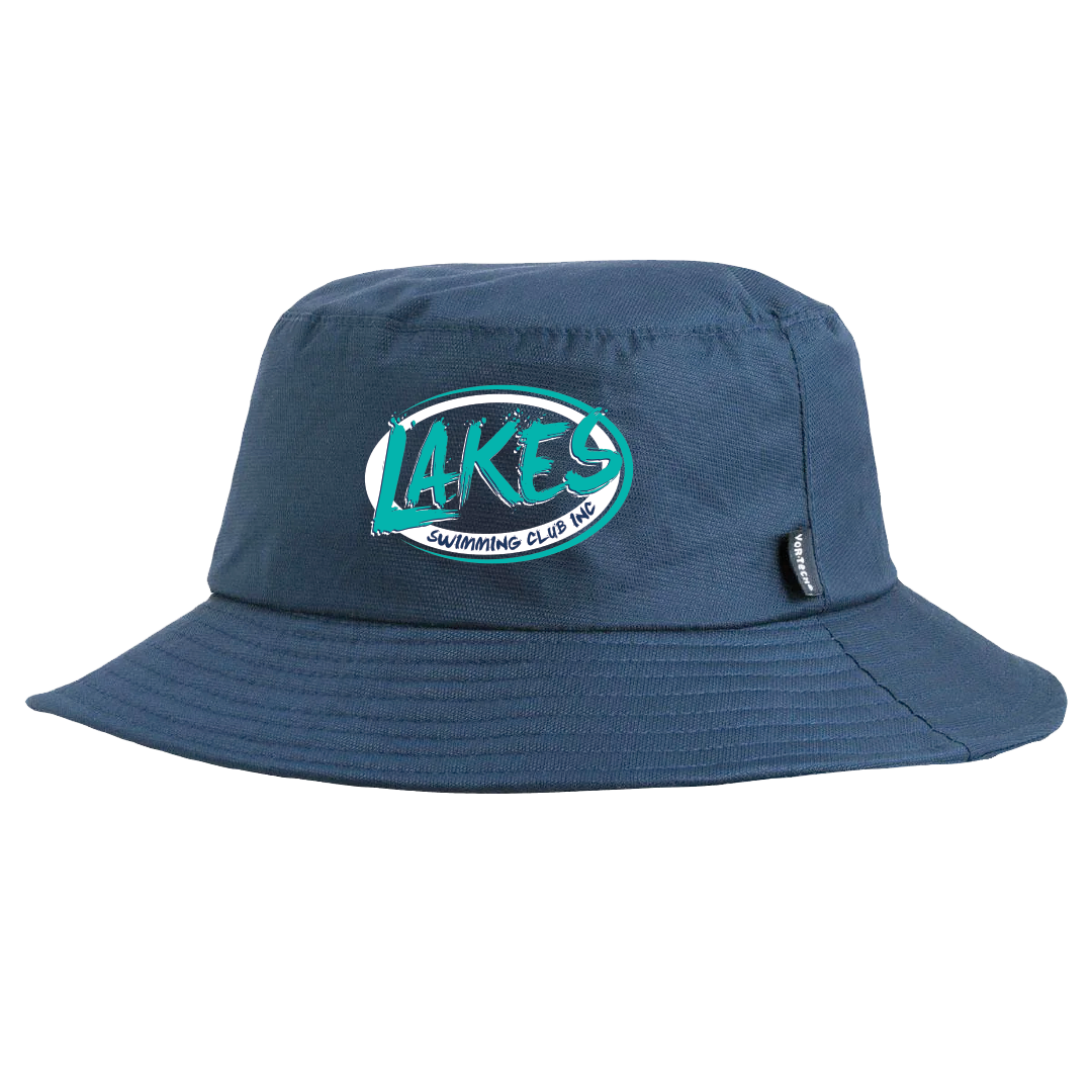 Lakes Swimming Club Vortech Bucket Hat - Navy