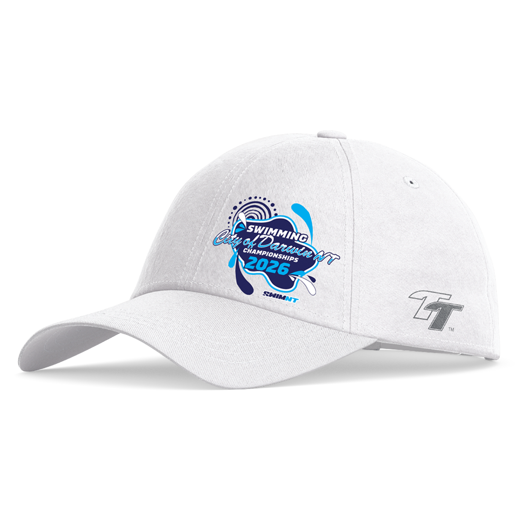 2026 Swimming NT Sports Cap - White