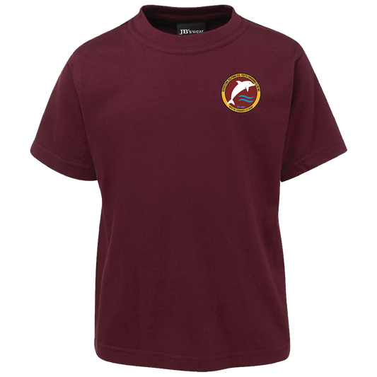 Riverstone Dolphins T-Shirt - Maroon