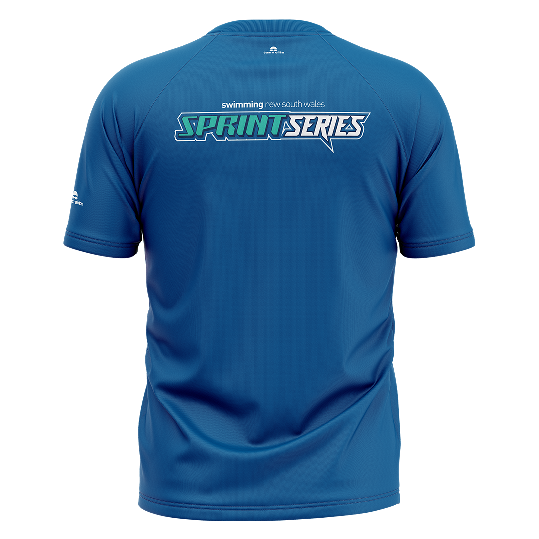 2027 SNSW Speedo Sprint Series T-Shirt - Blue