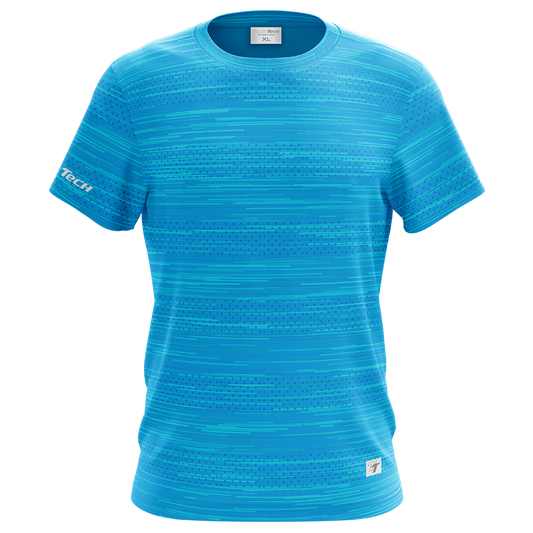 TeamTech Sports Performance Tee - Aqua