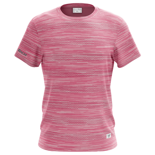 TeamTech Sports Performance Tee - Pink Marl