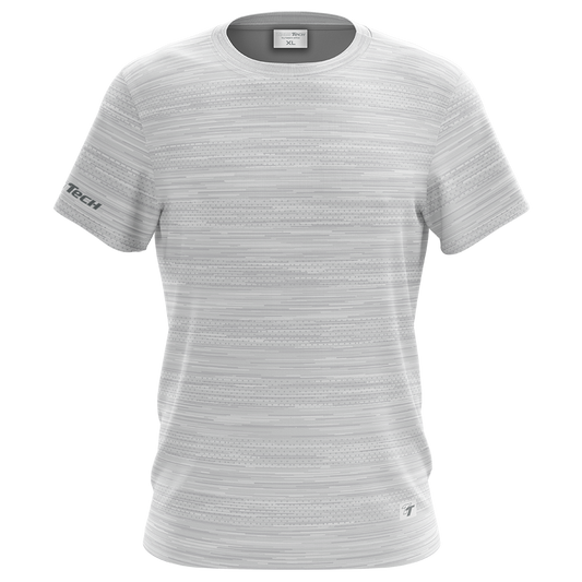 TeamTech Sports Performance Tee - White Marl