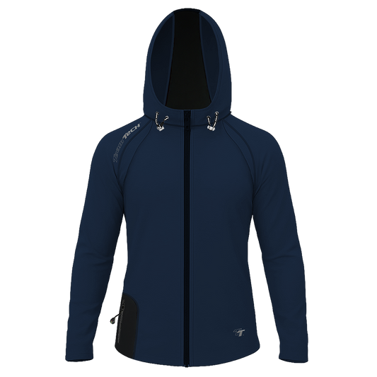 TeamTech Performance Zip Hoodie - Navy