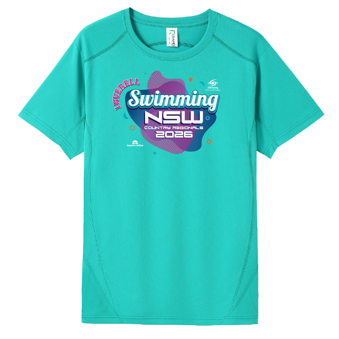 INVERELL: 2026 NSW Country Regionals Names T-Shirt - Teal