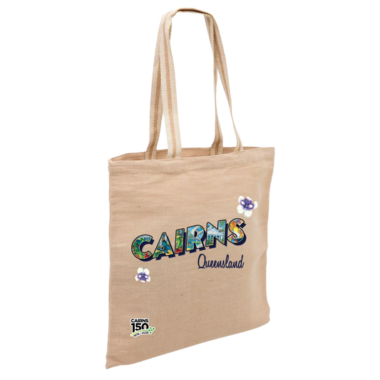 Cairns Celebrates 150 Years Eco Jute Tote