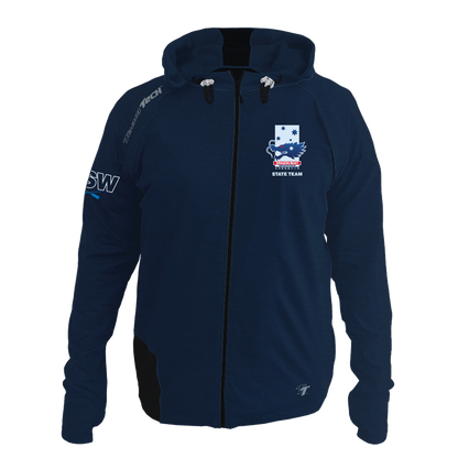 DBNSW State Rep TeamTech Performance Zip Hoodie - Navy