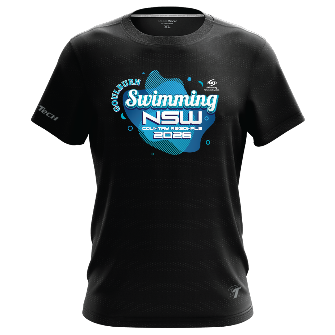 GOULBURN: 2026 NSW Country Regionals Names T-Shirt - Black