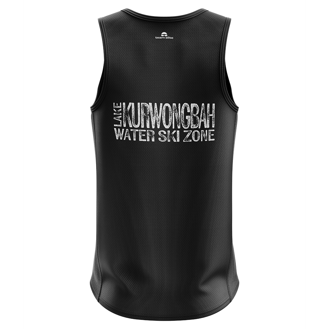 Lake Kurwongbah Singlet - Black