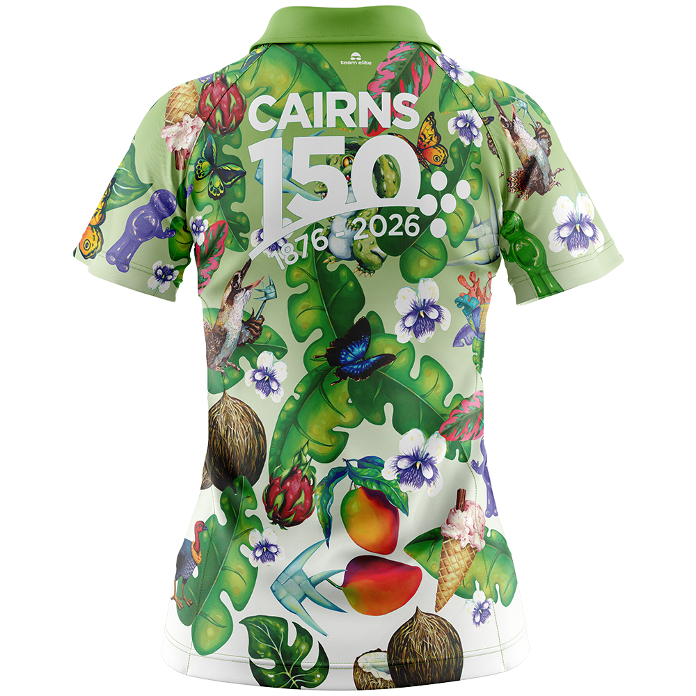 Cairns Celebrates 150 Years Ladies Polo - Green