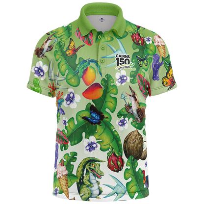 Cairns Celebrates 150 Years Mens/Unisex Polo - Green