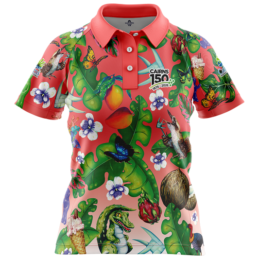 CRC Staff Only 150 Years Ladies Polo - Coral