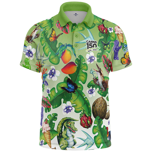 CRC Staff Only 150 Years Mens/Unisex Polo - Green