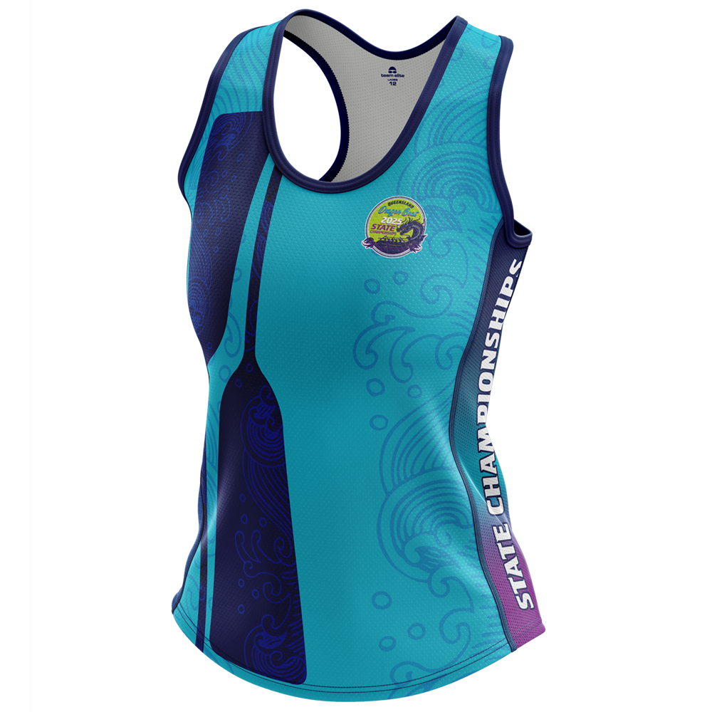 2025 DBQ Championship Racerback Singlet - Ladies