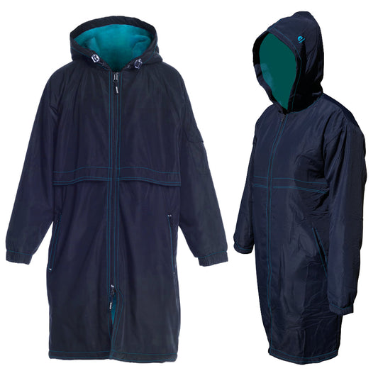 Deck Parka - Navy/Aqua