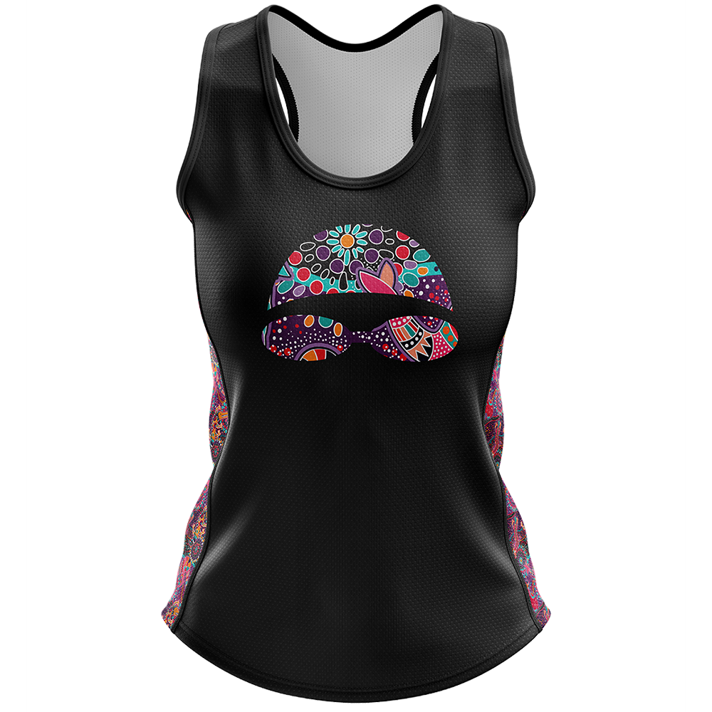 Eat Sleep Swim Racerback Singlet