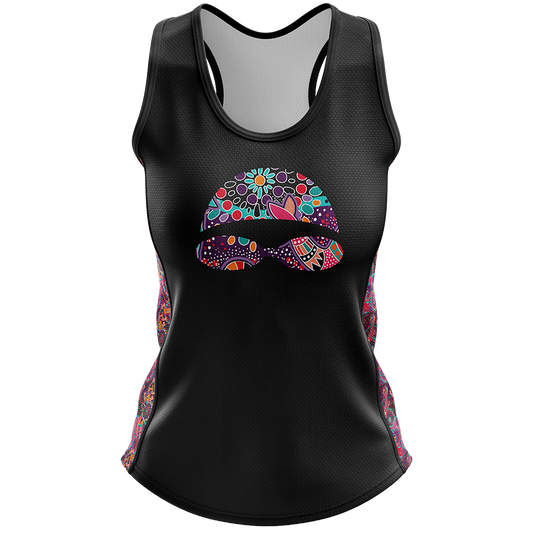 Eat Sleep Swim Racerback Singlet