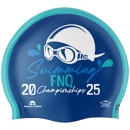 2025 FNQ Championship Swim Cap - Blue