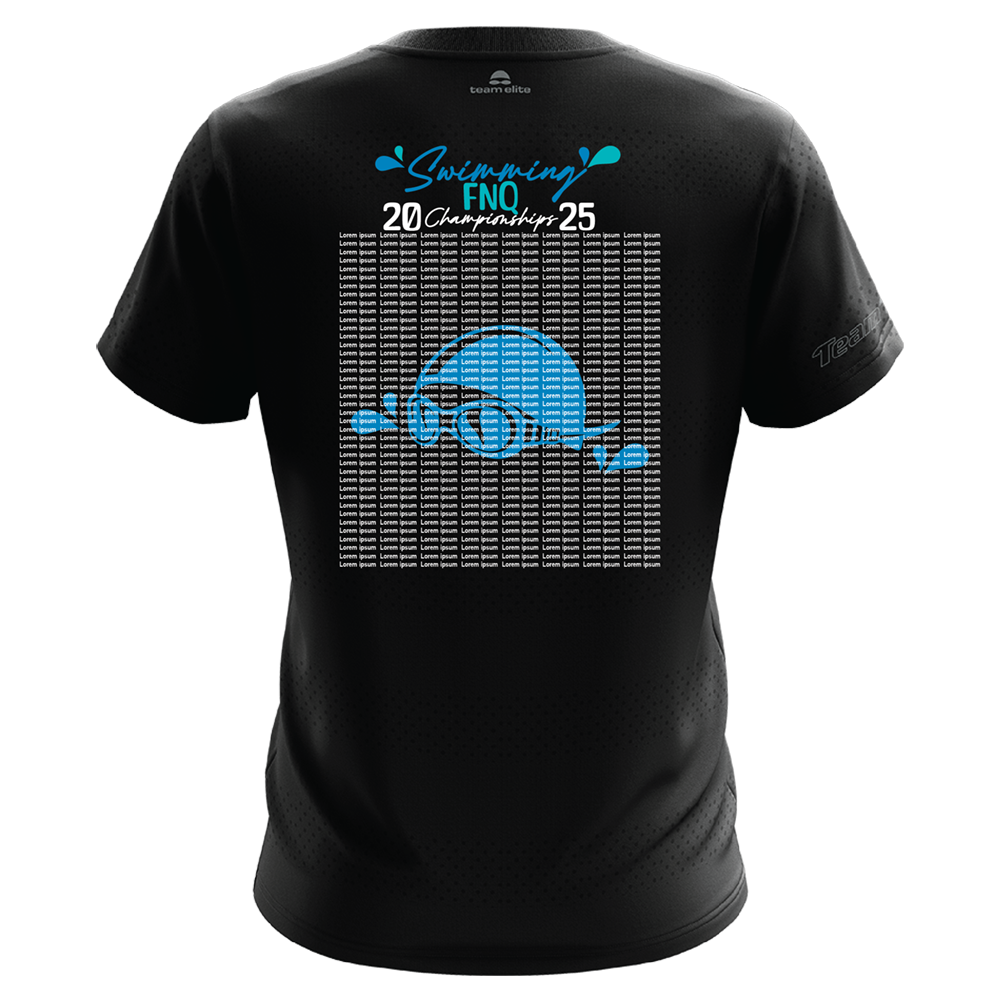 2025 FNQ Championship 'Names' Performance Tee - Black/Blue