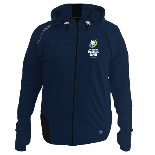 2025 GBRMG TeamTech Performance Zip Hoodie - Navy