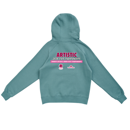 2026 WAG Junior State Championships Hoodie - Slate Green