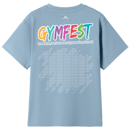 2026 GQ Gymfest Names T-Shirt - Blue