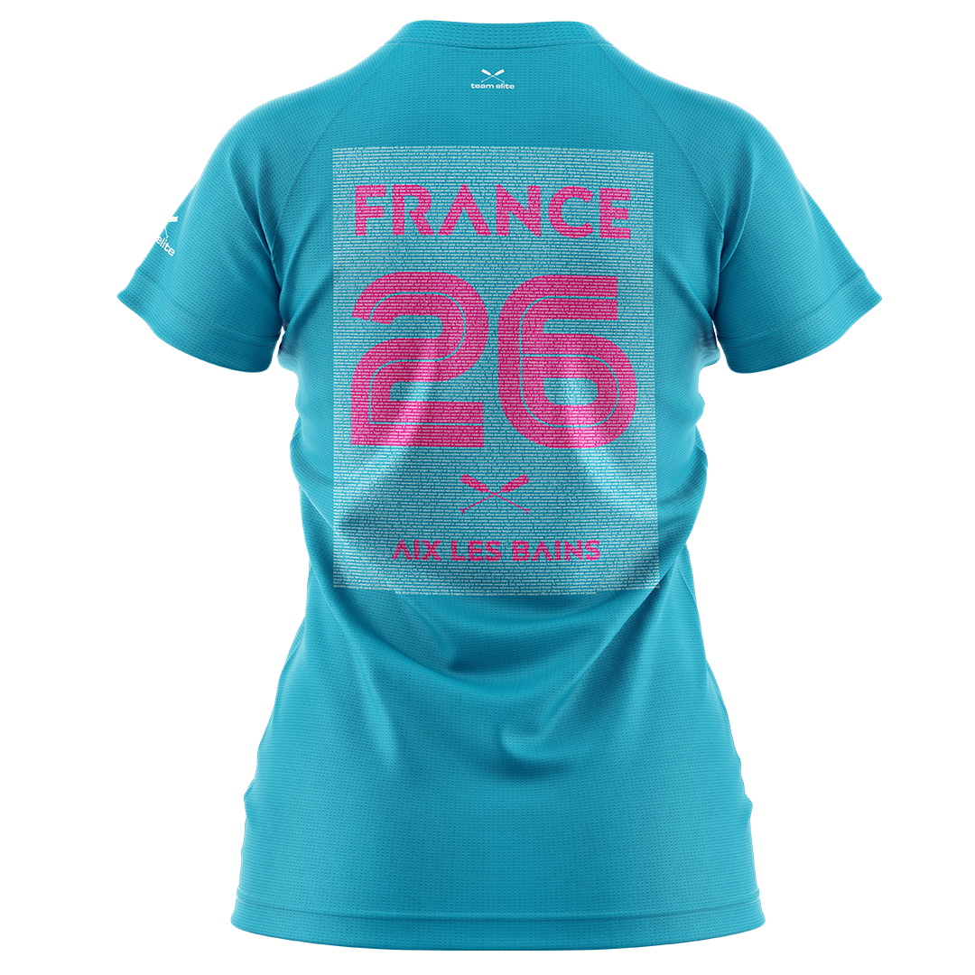 2026 FRANCE IBCPC Chemise avec nom de femme [Women Names Shirt] - Vert jade