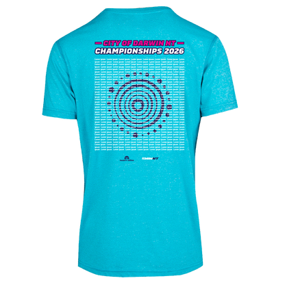 2026 Swimming NT Names T-Shirt - Jade Heather