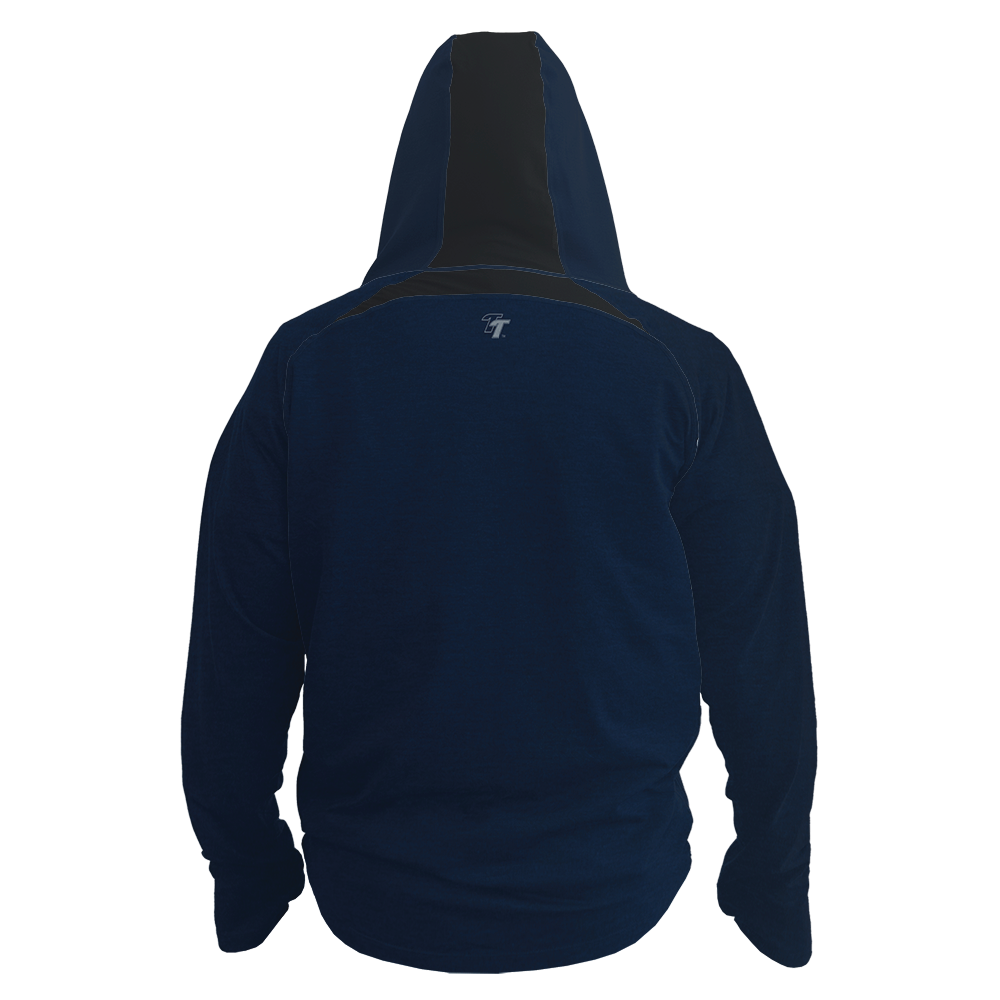 2025 OMA TeamTech Performance Zip Hoodie - Navy