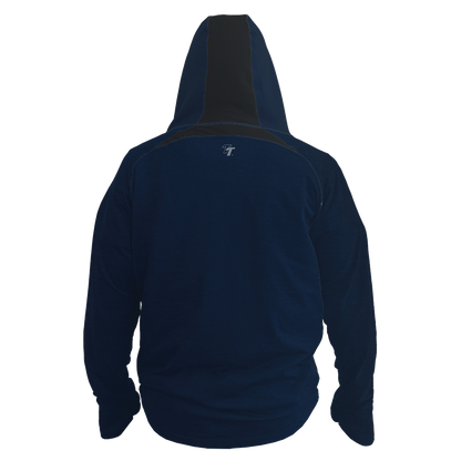 2025 OMA TeamTech Performance Zip Hoodie - Navy