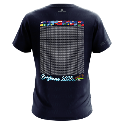 2025 OMA Sports Performance 'Names' Tee - Navy