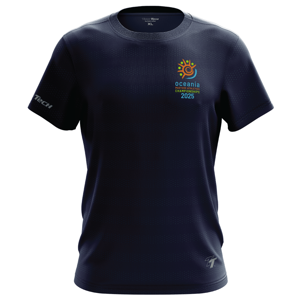 2025 OMA Sports Performance 'Names' Tee - Navy