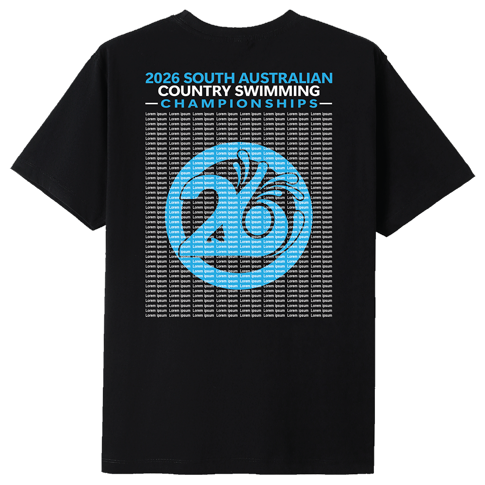 2026 SSA Country Championships Names Tee - Black