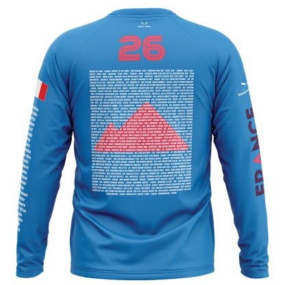 2026 FRANCE IBCPC Chemise unisexe à manches longues [Unisex Long-sleeve Shirt]