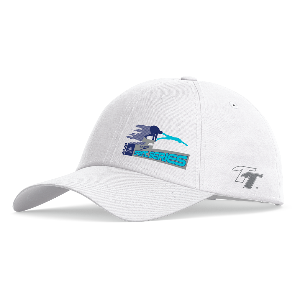 SNSW Speedo Sprint Series TT Sports Cap - White