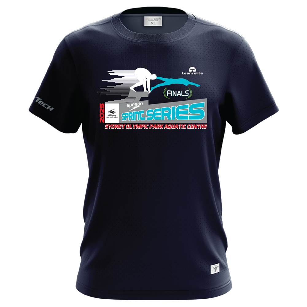 SNSW Sprint Series Finals 'Names' Performance Tee - Navy