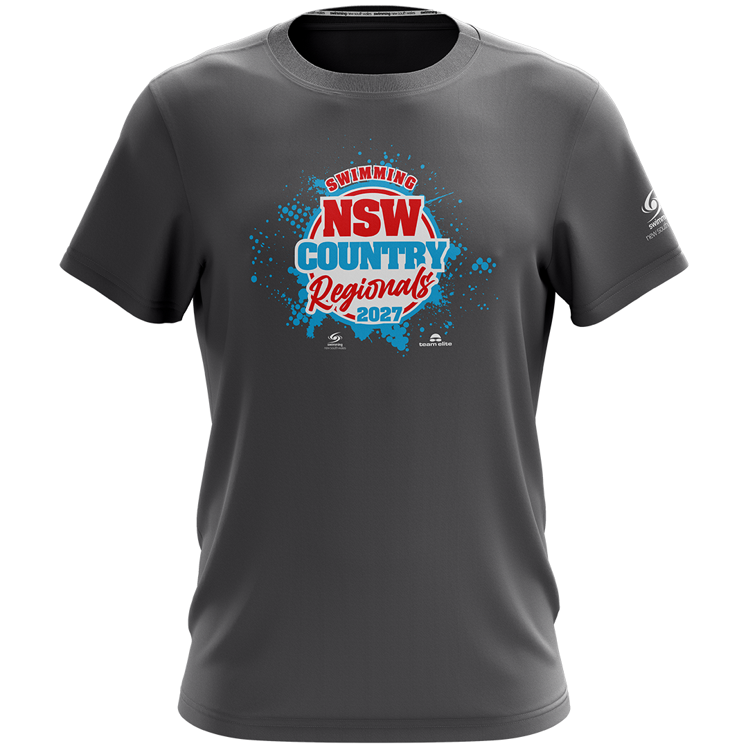 LISMORE: 2027 NSW Country Regionals Names T-Shirt - Charcoal