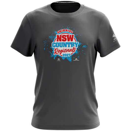 ORANGE: 2027 NSW Country Regionals Names T-Shirt - Charcoal