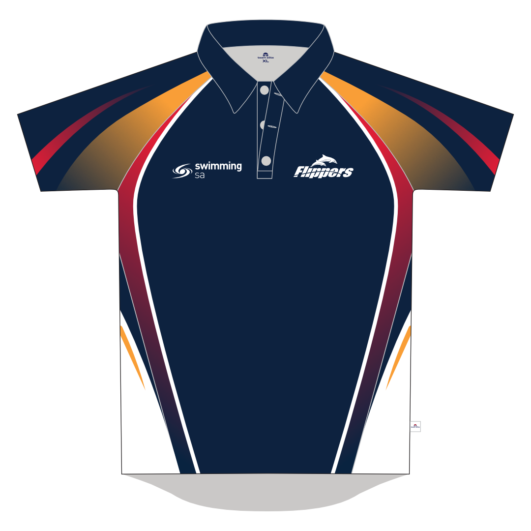 Swimming SA Flippers Polo - Unisex
