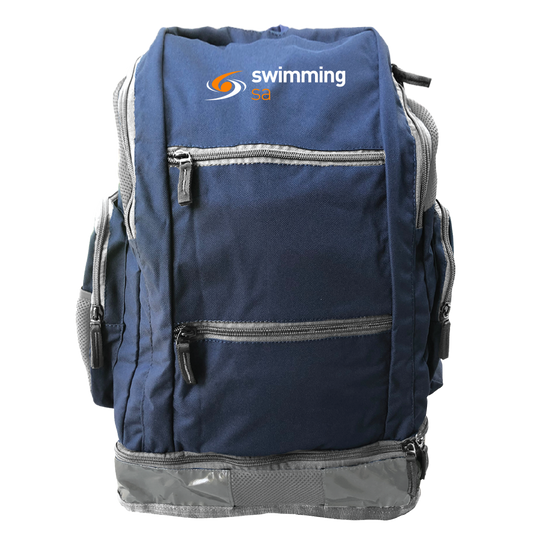 Swimming SA Aquatic Backpack - Navy/Silver