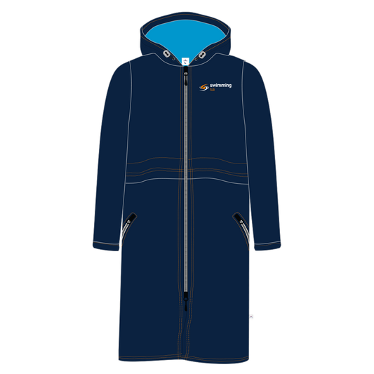 Swimming SA Deck Parka - Navy/Aqua