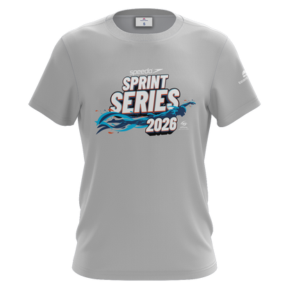2026 SNSW Speedo Sprint Series Names T-Shirt - Grey